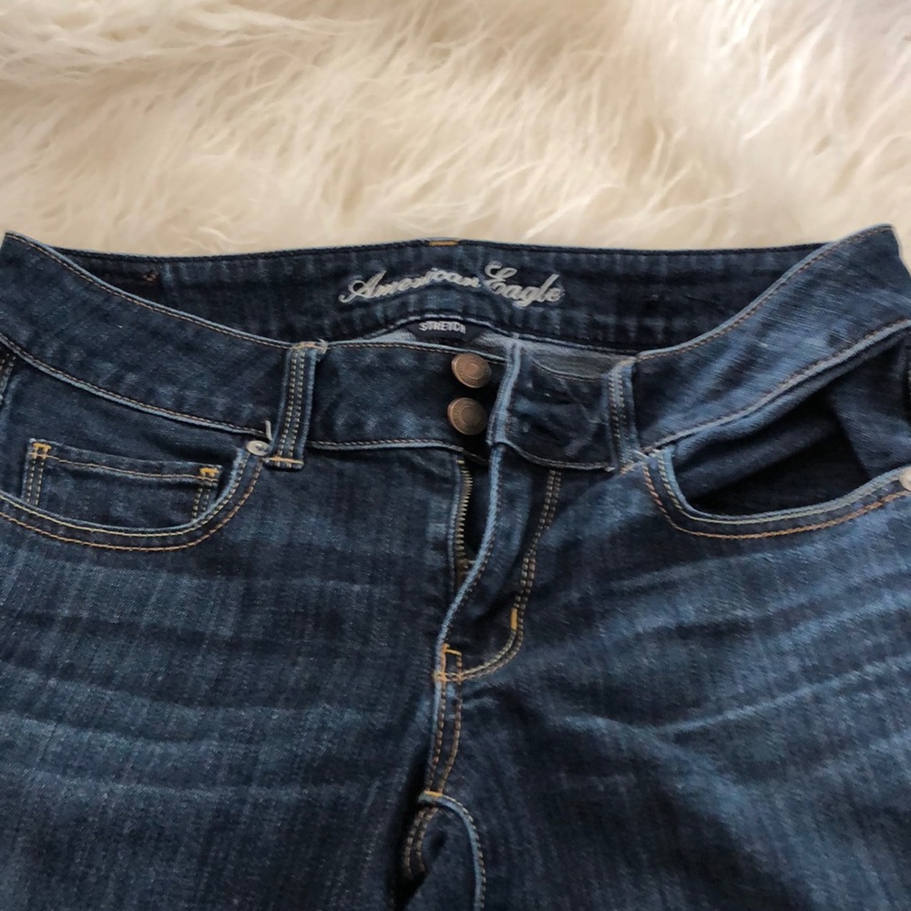 American eagle cropped jeans size 6